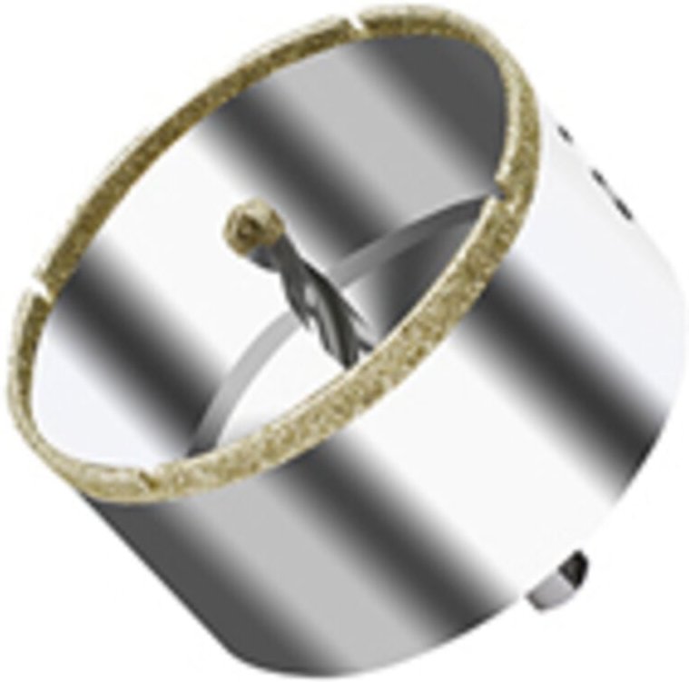 65 mm Diamant-Lochsäge, diamantbeschichtete Fliesen-Lochsäge, Diamant-Bohrer für Glas, Fliesen, Keramik, Marmor, Granit