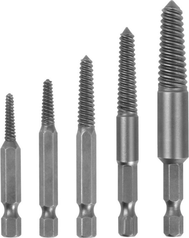Sechskantschrauben-Ausdreher-Set, Bohrer für abgebrochene Schrauben, Ausdreher für abgebrochene Schrauben, einfaches Ent...