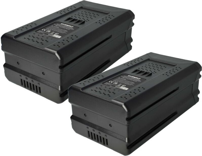 Extensilo - 2x Akku kompatibel mit Stiga Multiclip 50 s ae, Multiclip 50 ae Werkzeug, Akku-Gartengerät (6000 mAh, Li-Ion...