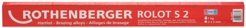 ROTHENBERGER ROLOT S2, ähnlich ISO 17672, 2x2x500mm, 1kg - 40202