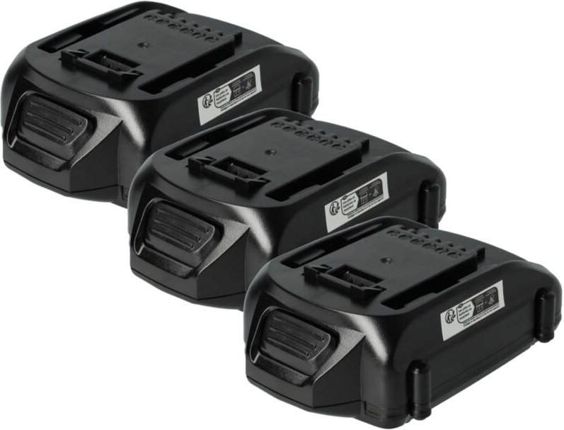 3x Akku kompatibel mit al-ko 34.8 Li lawn mover, csa 2020 (113538), gt 2000 (113701) Werkzeug (2000 mAh, Li-Ion, 18 v) -...