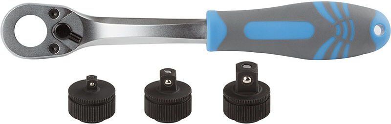 Ratsche 72 zähne 1/2" 3/8" 1/4" knarre umschaltknarre Fervi CN450N0/0