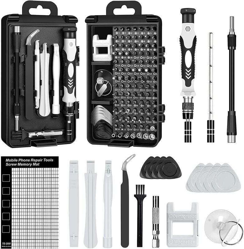120-in-1-Präzisionsschraubendreher-Set – Computerwerkzeug für PC, MacBook, iPhone, Brille (Mini-Schraubendreher)