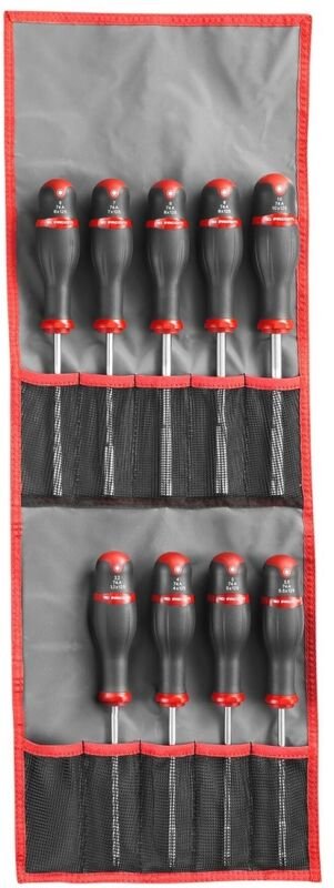 FACOM Steckschlüssel Griff, Satz, 14-tlg., in Tasche