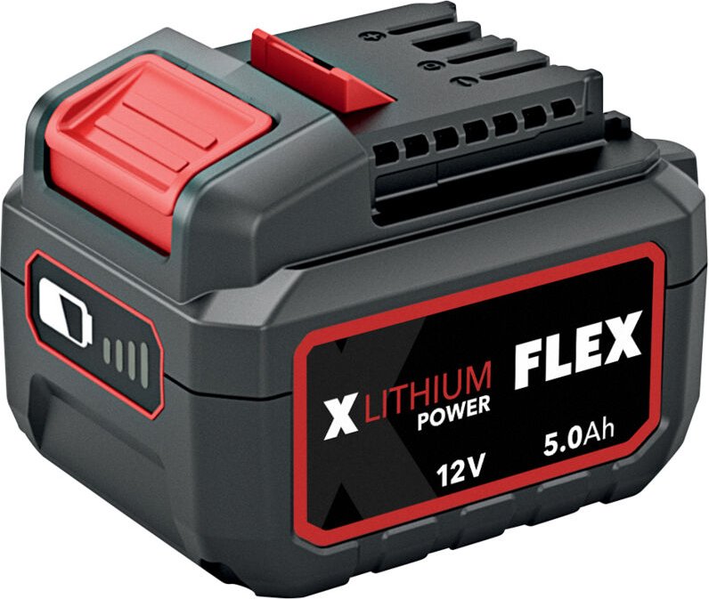 Flex - Akku-Pack Li-Ion 12 v, 5,0 Ah, Werkzeugakku mit Ladezustandsanzeige 531690