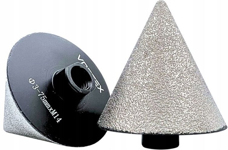 Diamant-Kegelfräser für Keramikfliesen 3-75 mm sehr große Größe