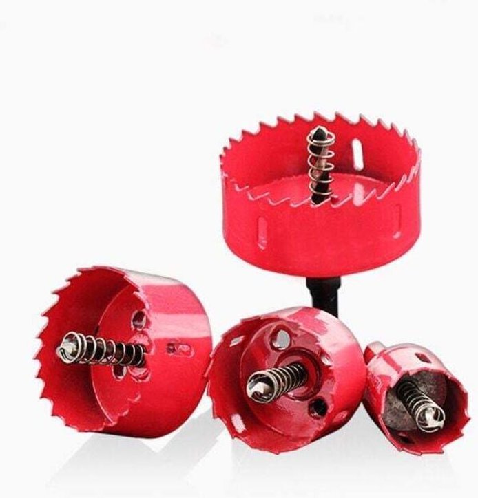 18-mm-M42-Lochsäge, Bimetall-Lochsäge, Universal-Lochsäge für Holz mit Sechskantadapter für Eisen, Aluminium, Gipskarton...