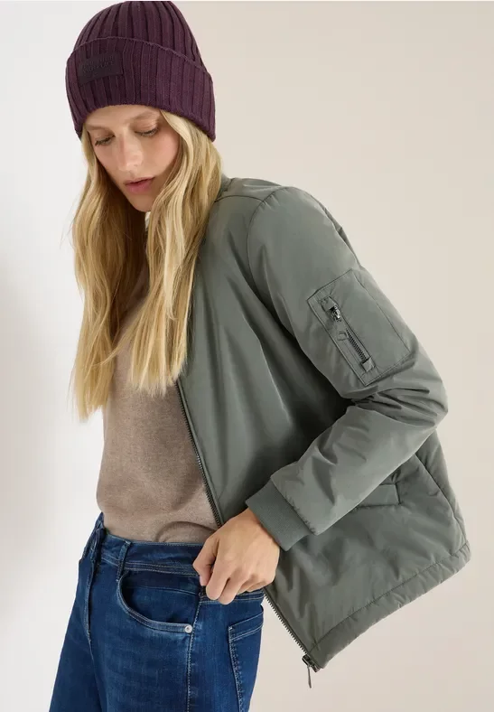 Cecil Damen Strickmütze in Unifarbe in Rot, Gr: One size