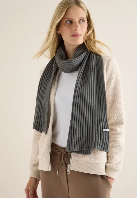 Cecil Damen Strickschal in Grün, Gr: One size