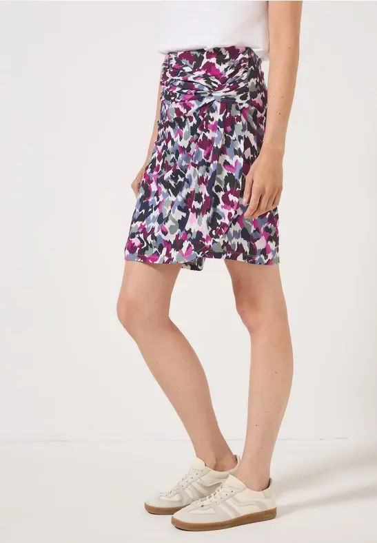 Cecil Damen Hosenrock in Wickeloptik in Weiß, Gr: XS