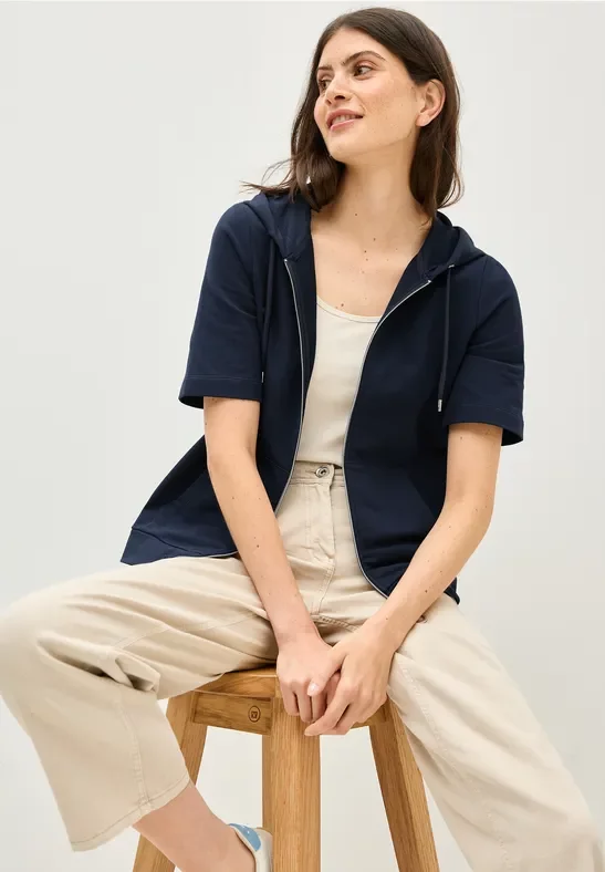 Thumbnail - Cecil Damen Kapuzenjacke in Blau, Gr: L