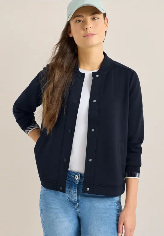 Cecil Damen College Blouson in Blau, Gr: XS