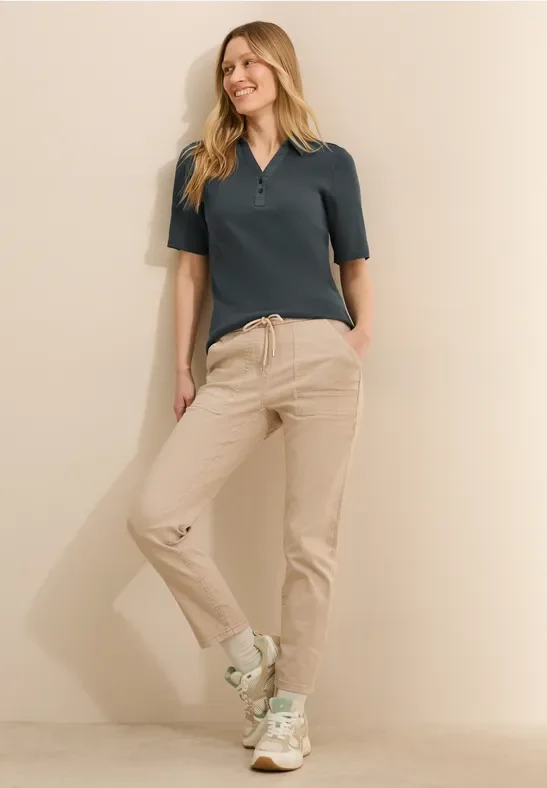 Cecil Damen Poloshirt in Grün, Gr: XXL