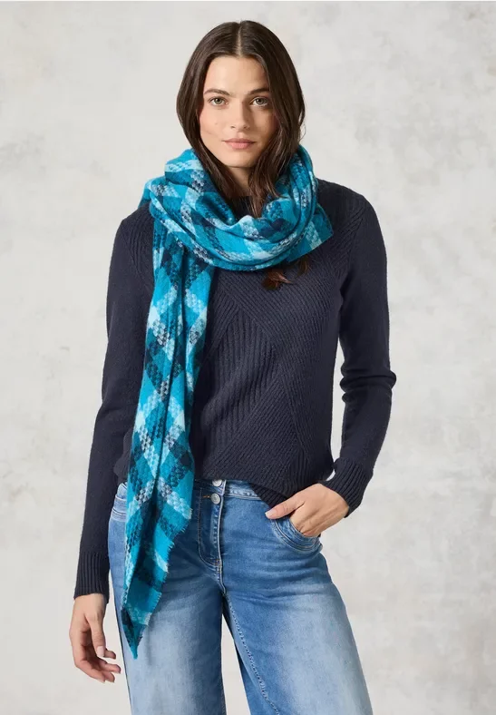 Thumbnail - Cecil Damen Feinstrickpullover in Blau, Gr: XL