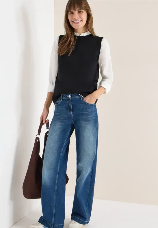 Cecil Damen Pullunder in Schwarz, Gr: XS