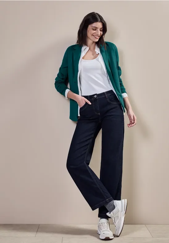 Cecil Damen Basic Blazer in Grün, Gr: XS