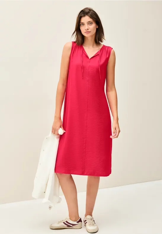 Cecil Damen Kleid in Unifarbe in Rot, Gr: S