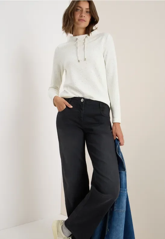 Thumbnail - Cecil Damen Strukturshirt in Weiß, Gr: XXL