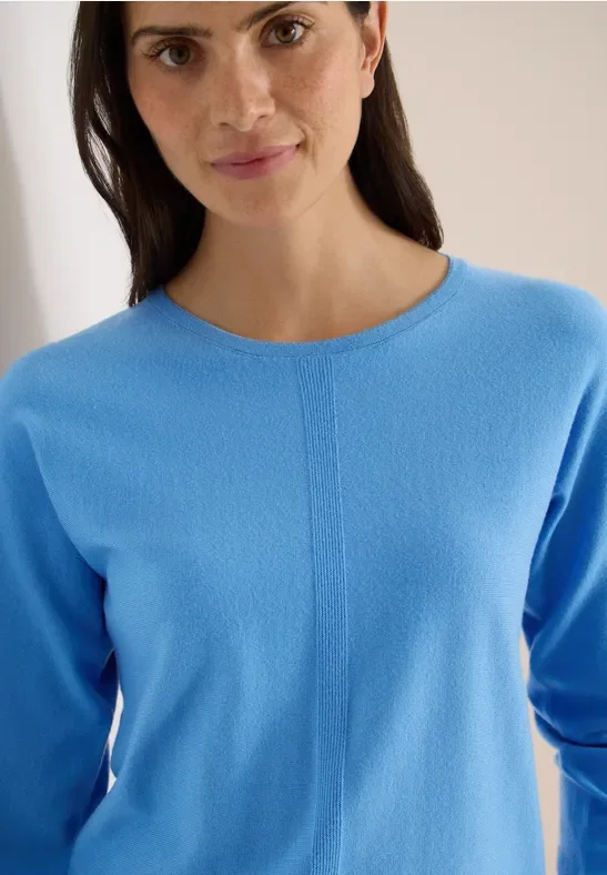 Cecil Damen Dolman Pullover in Blau, Gr: M