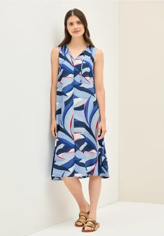 Thumbnail - Cecil Damen Gemustertes Kleid in Blau, Gr: M