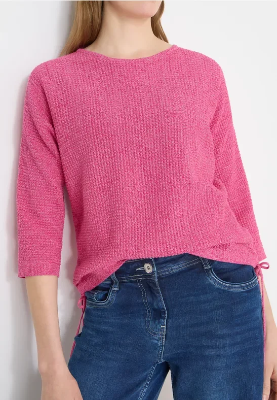 Cecil Damen Doman Pullover in Pink, Gr: XXL