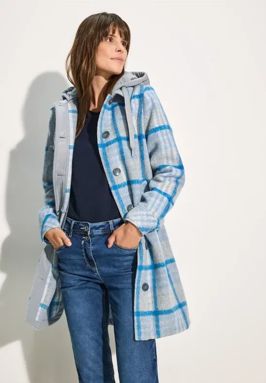 Cecil Damen Langes Overshirt in Blau, Gr: XL