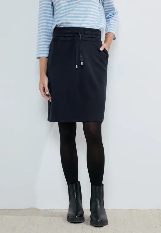 Thumbnail - Cecil Damen Rock im Joggstyle in Blau, Gr: XXL