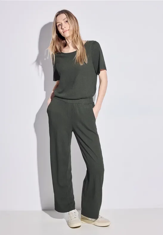 Cecil Damen Casual Fit Jumpsuit in Grün, Gr: XXL