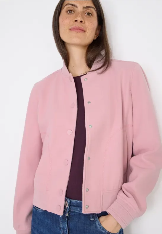 Thumbnail - Cecil Damen Blouson in Wolloptik in Rosa, Gr: L