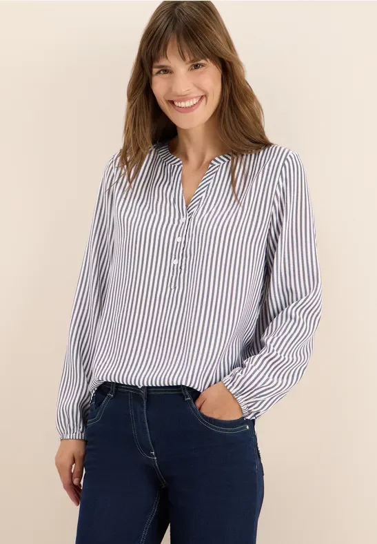 Cecil Damen Gestreifte Tunika in Rot, Gr: XL