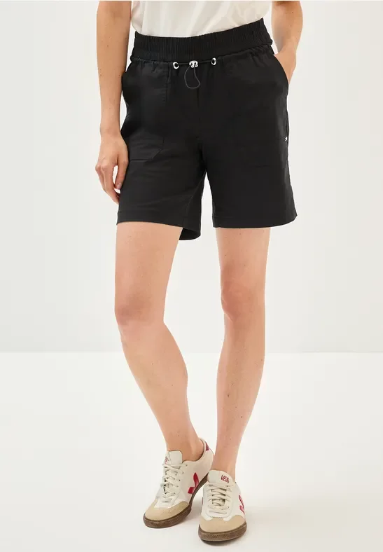 Thumbnail - Cecil Damen Shorts im Loose Fit in Schwarz, Gr: M