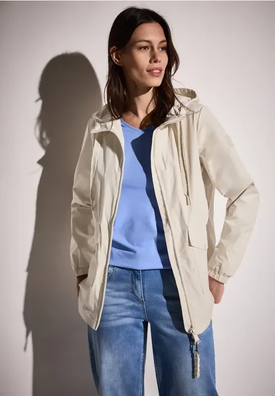 Thumbnail - Cecil Damen Windbreaker in Beige, Gr: XS