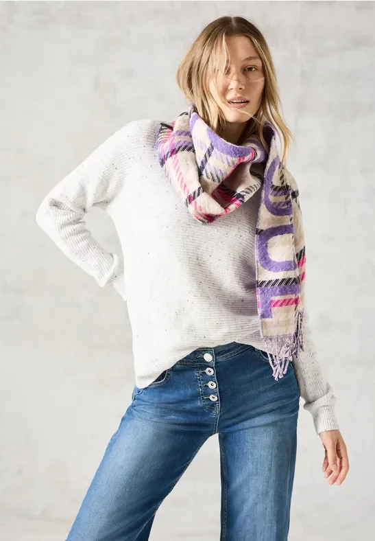 Thumbnail - Cecil Damen Strukturpullover in Weiß, Gr: XXL