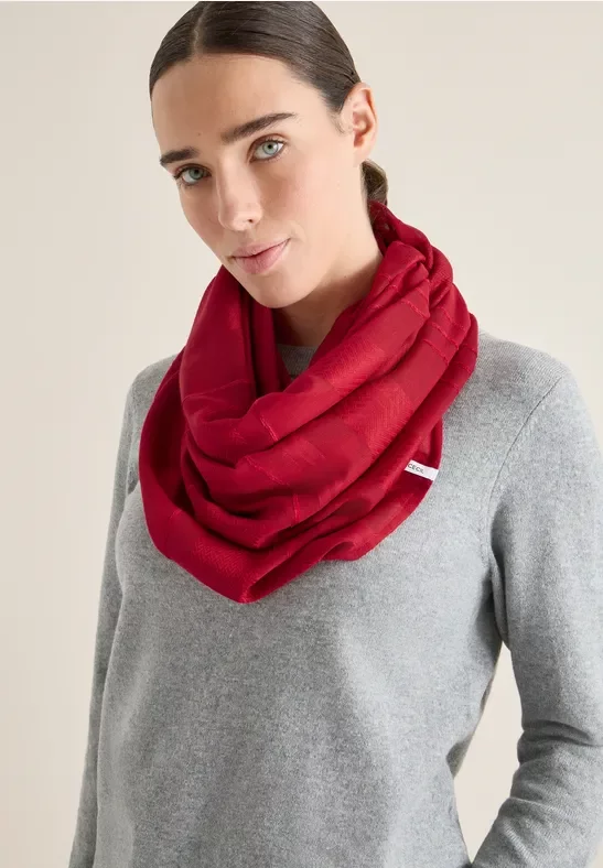 Cecil Damen Loop Schal in Rot, Gr: One size