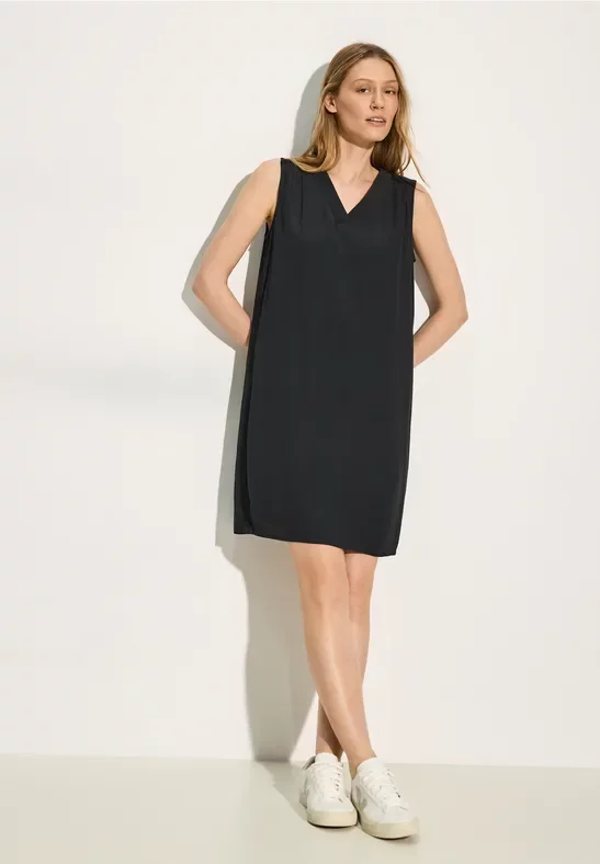 Thumbnail - Cecil Damen Struktur Kleid in Schwarz, Gr: S