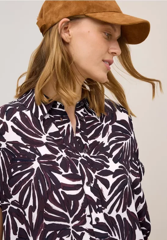 Thumbnail - Cecil Damen Gemusterte Bluse in Rot, Gr: M