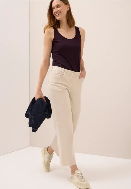 Thumbnail - Cecil Damen Langes Basic Top in Rot, Gr: M