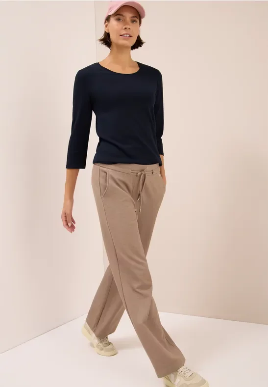 Cecil Damen Basic Shirt in Blau, Gr: S