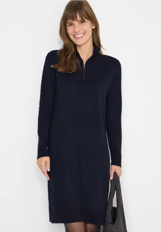Cecil Damen Kuscheliges Kleid in Blau, Gr: 3XL