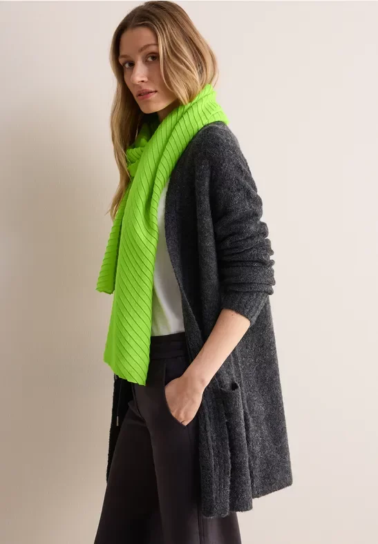 Thumbnail - Cecil Damen Plissée-Schal in Gelb, Gr: One size