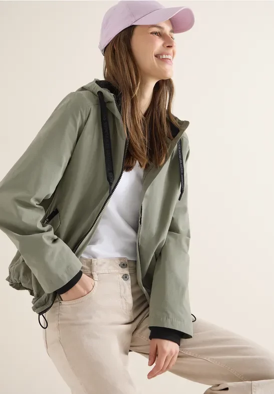 Cecil Damen Kurze Jacke in Grün, Gr: L