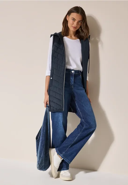 Cecil Damen Scuba Weste mit Kapuze in Blau, Gr: XL