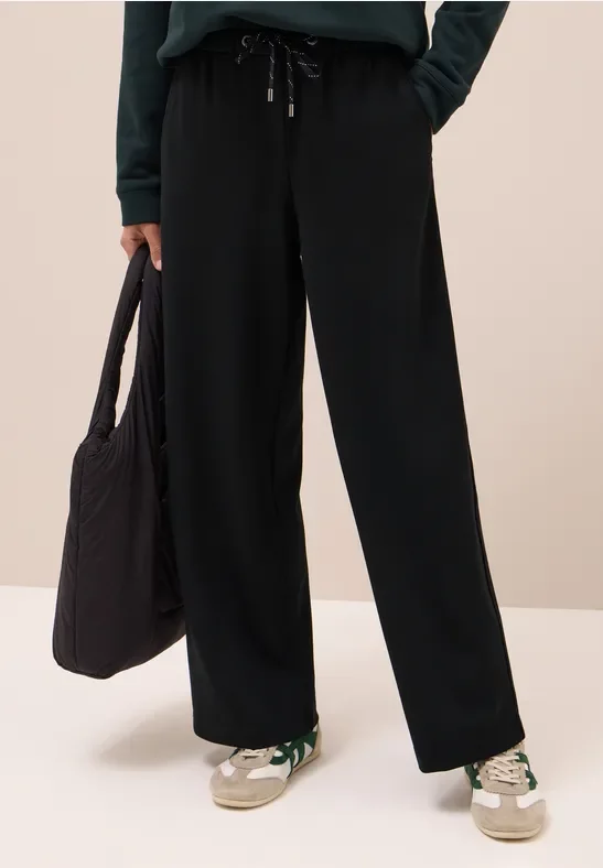 Cecil Damen Straight Leg Hose in Schwarz, Gr: XL