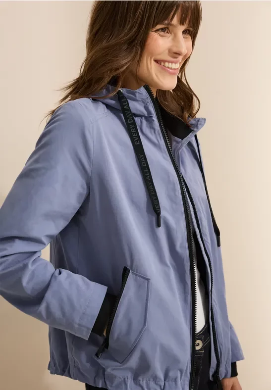 Thumbnail - Cecil Damen Kurze Jacke in Lila, Gr: XXL