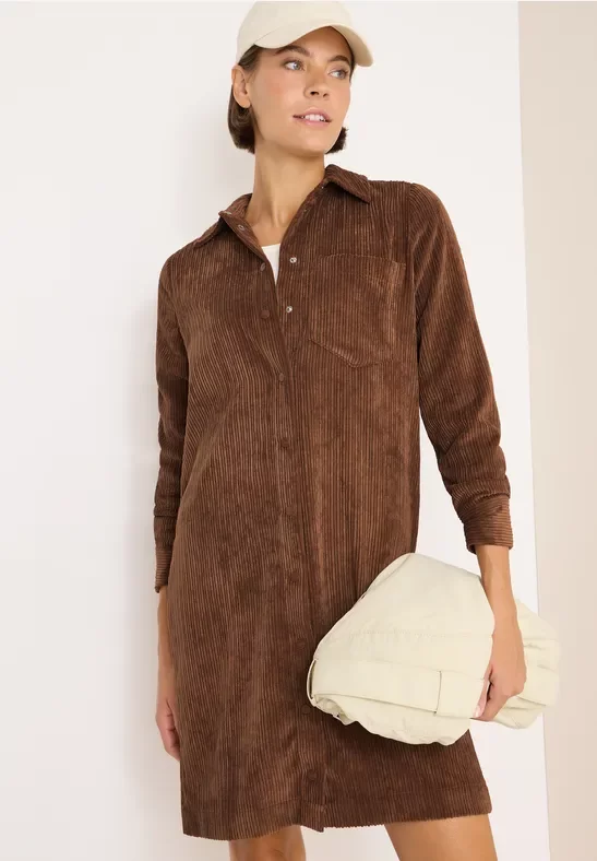 Cecil Damen Cordkleid in Braun, Gr: L