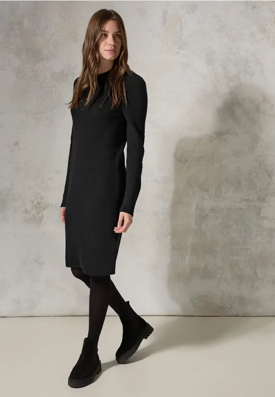 Cecil Damen Strickkleid in Schwarz, Gr: M