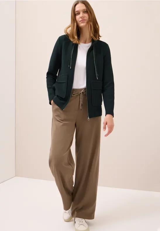 Thumbnail - Cecil Damen Leichte Ottoman Jacke in Grün, Gr: L