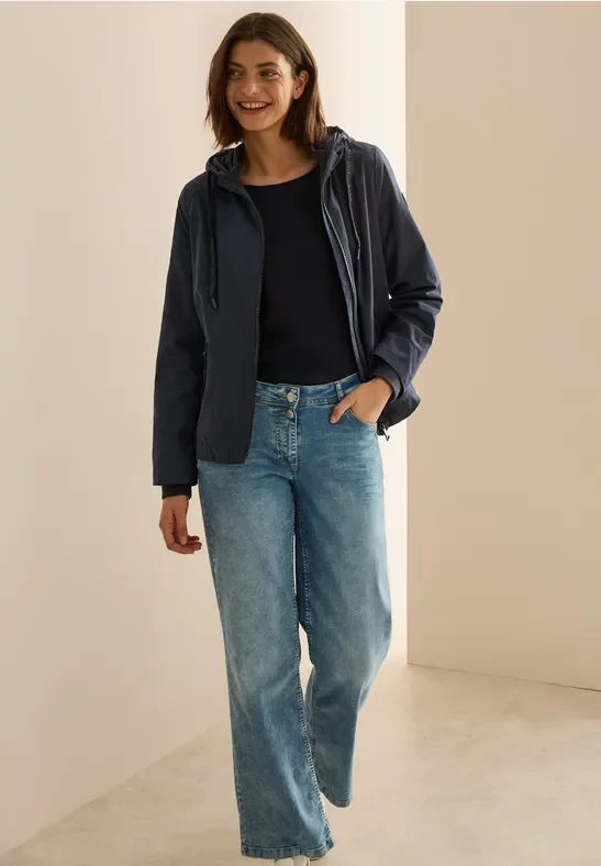 Thumbnail - Cecil Damen Kurze Jacke in Blau, Gr: XXL