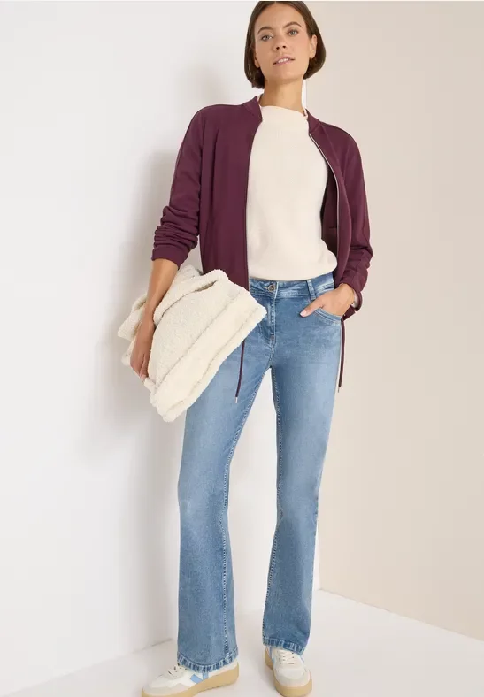 Thumbnail - Cecil Damen Bootcut Jeans in Blau, Gr: 36