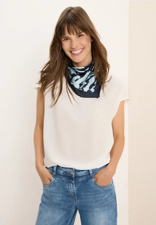 Cecil Damen Gemustertes Bandana in Blau, Gr: One size